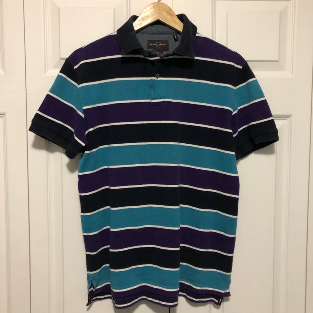 3/$20💥Brown Black 1826 polo shirt sized M